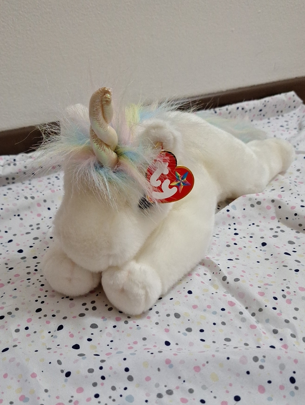 Mystic The Unicorn BEANIE BUDDY TY Plush